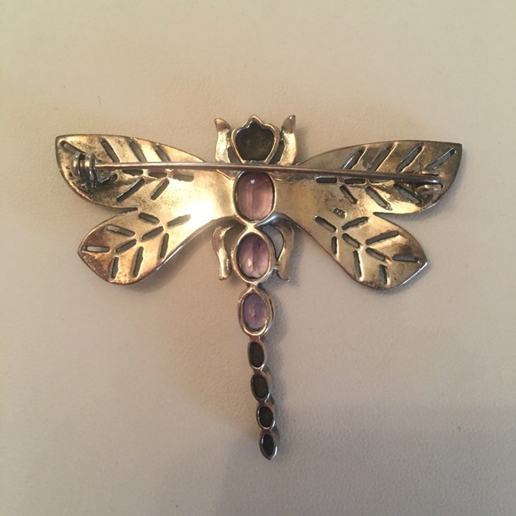 Host Pick! Sterling Silver Dragonfly Brooch - Picture 2 of 3